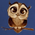 thumbnail image 2 of CafePress - Cute Owl - Maternity Dark T-Shirt, 2 of 3