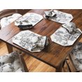 thumbnail image 2 of Bouvier Black - Toile Chair Pad - Pack of 4, 2 of 3