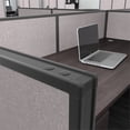 thumbnail image 3 of Bush Business Furniture ProPanels 66H x 60W Office Partition in Light Gray, 3 of 6