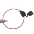 thumbnail image 3 of Portafusibles impermeable de hoja mediana de 16 AWG, 5 unidades, con cable, CC 32 V, 20 A, circuito adicional para camión, automóvil, con 6 fusibles de hoja estándar y 1 fusible, 3 of 5