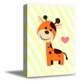 thumbnail image 1 of Awkward Styles Friends Forever Canvas Wall Art Giraffe Illustration Kids Room Wall Art Baby Room Art Funny Decor for Kids Animals Picture Newborn Baby Room Wall Decor Safari Wallpapers Made in USA, 1 of 7