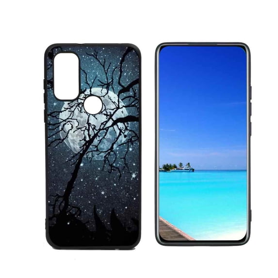 Compatible with Motorola Moto G Pure Phone Case, Moon-433 Case Silicone Protective for Teen Girl Boy Case for Motorola Moto G Pure
