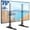 Black 20"-75", variant on TAVR Furniture Universal Table Top TV Stand for Most 37 to 86 inch LCD LED TVs, Height Adjustable TV Hold up to 150lbs