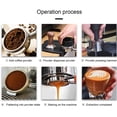thumbnail image 4 of Yuarrent Máquina de café con mango sin fondo, barra de malla fina, Hotel, restaurante, cafetera, filtro de polvo, cesta, taza, tazón, pieza de repuesto Juegos de servir café y té tipo 3 Yuarrent HA068897-03, 4 of 6