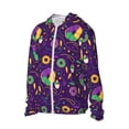 thumbnail image 2 of Haiem Mardi Gras and Donuts UPF 50+ Fishing Shirts for Men Long Sleeve UV Sun Protection Hoodie Non-Mask Outdoor Hiking Shirts, 2 of 9