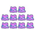 thumbnail image 1 of Car Decal Reflective Sticker In Memory of Queen Wang | Adhesive Purple Vinyl Emblem for Vehicles & Windows, 6x6cm, 1 of 8