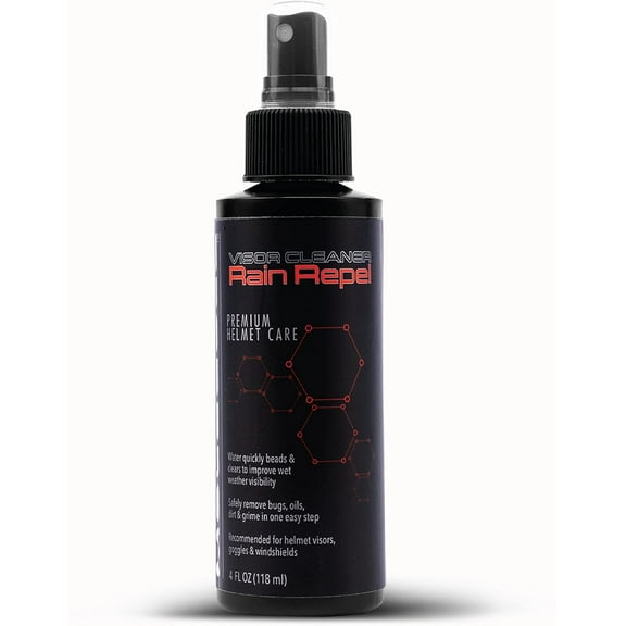Molecule Helmet Rain Repel, Premium Helmet Care, Helmets, Visors, and Goggles, Improved Visibility, 4 Ounces