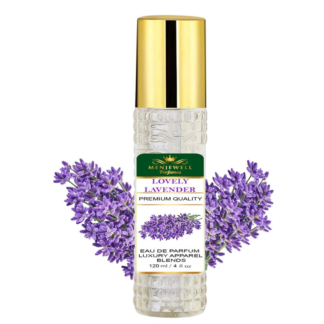 DugRaj Attar's Lovely Lavender Eau De Parfum For Women 120ml, 4.05 Fl.oz. | Premium Luxury Long Lasting Fragrance - Skin Friendly Perfume For Girls - With Spicy, Lavender & Musky Notes