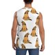 thumbnail image 4 of Balery German Shepherd Dog Camisetas sin mangas para hombre, absorbe la humedad y protege contra el mal olor.-Small, 4 of 7