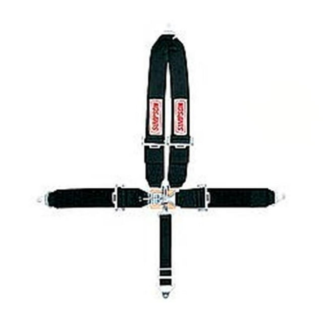 Simpson Safety SIM29065BK 5 Point Latch & Link Pull Down Bolt In Harness System - 55 in.