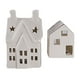 thumbnail image 1 of Portavelas de cerámica de 2 piezas, portavelas moderno, candelero de cerámica, adorno de figuritas para decoración de fiesta de escritorio, decoración de boda Estilo A perfecl Portavelas de cerámica, 1 of 8