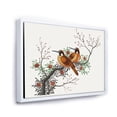thumbnail image 3 of Designart 'A Flowering Tree Branch With Two Chinese Birds' Traditional Framed Canvas Wall Art Print, 3 of 5