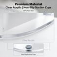 thumbnail image 3 of Silicone Sliding Base for Stand Mixer, Acrylic Transparent Slider Pad, Movable Mat for Kitchen Countertop Protector, 3 of 7