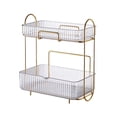 thumbnail image 2 of Luxury Countertop Storage Box Multifunctional Bedroom Storage Tray Jewelry Lipstick Organizer Large Capacity Bathroom Organizer Case for Desk Clear, 2 of 8