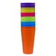 thumbnail image 1 of 12 vasos de plástico reutilizables para bebidas, vajilla para fiestas, vasos para jugos y bebidas (2 unidades en amarillo, rojo, morado, verde, azul y naranja)., 1 of 7