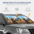 thumbnail image 4 of Fotbe Snowy Mountain Photography Bear Juego de 2 Piezas de Parasoles para Parabrisas | Bloqueador Solar para Auto | Accesorios Plegables para Protección Solar Interior-Small, 4 of 6