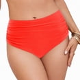 thumbnail image 3 of UAYOTSE Full Coverage Bikini Bottoms for Womens Swimsuits Mid Rise Bathing Suit Bottoms for Women Ruched Tummy Control Swim Bottoms,Sizes XL, 3 of 9