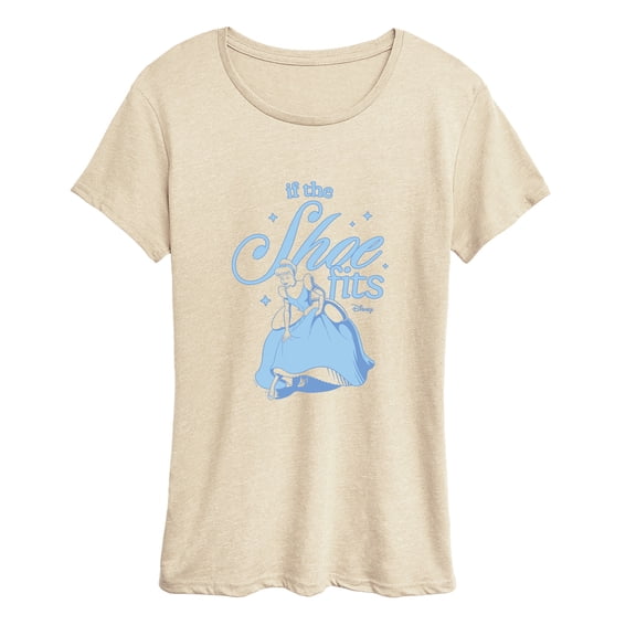 Disney - Cinderella If The Shoe Fits - Women's Short Sleeve Graphic T-Shirt