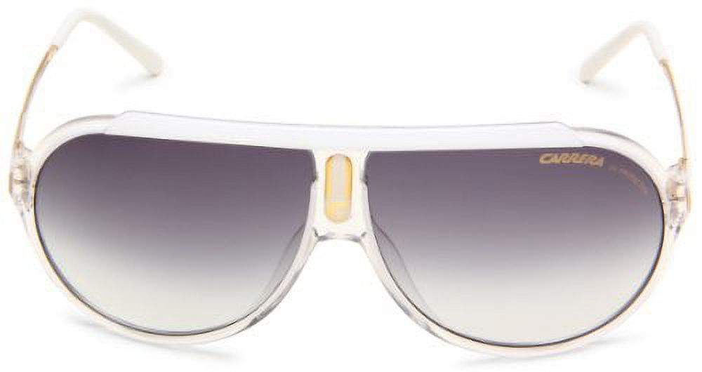 NWT Carrera Aviator Sunglasses in Transparent Crystal Grey Carrera 5010/S Modern Square Crystal Camo Gray Adjustable  main image 4