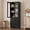 Black, variant on Homieasy 80"H x 23.6"W Bookcase with Wooden Drawers and Glass Door, Black