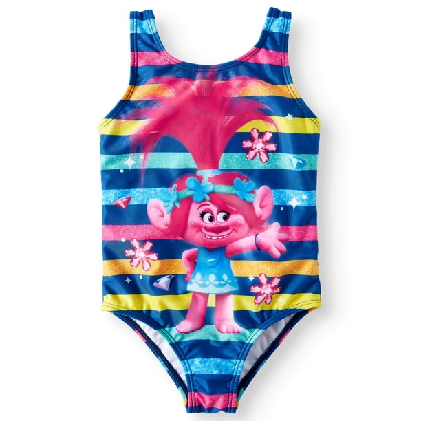 Trolls - Trolls Toddler Girl One-Piece Swimsuit - Walmart.com - Walmart.com