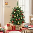 thumbnail image 2 of Gymax 24'' Mini Pre-Lit Christmas Tree Small Tabletop Fir Xmas Tree w/ 35 LED Lights, 2 of 10