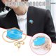 thumbnail image 1 of Ganfancp Crystal Bouquet Flor Bufanda Pin &Amp; Broche Generoso Versátil Ropa Fiesta Cena Fiesta Baile Rendimiento Liquidación Broche X 1, 1 of 6
