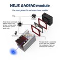 thumbnail image 4 of 3 Plus 10W 450nm Máquina de grabado láser Área de trabajo 255 * 420 mm BT Wireless Create Lase NEJE Máquina de grabado, 4 of 7