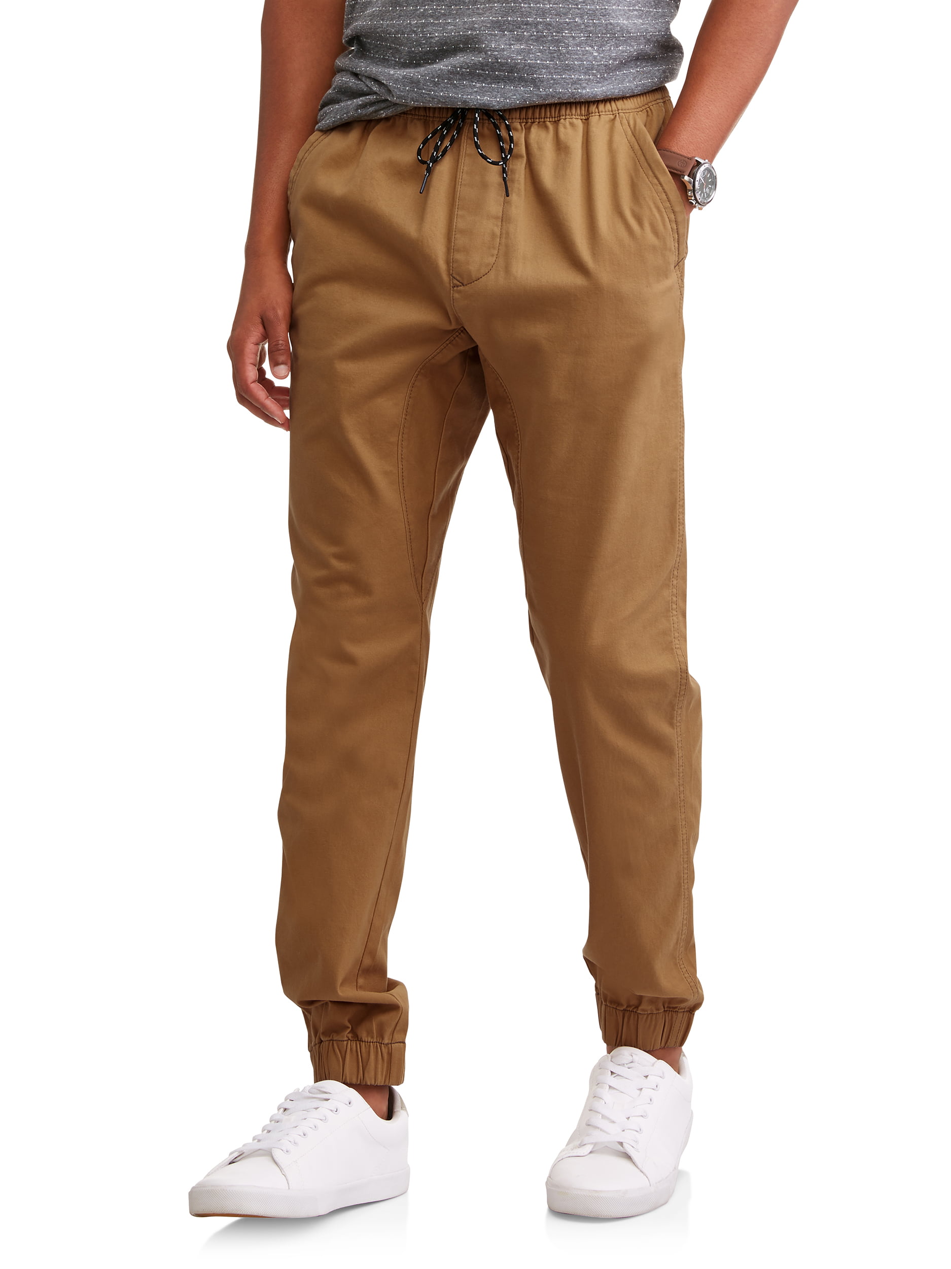 George Men's Twill Jogger Pants - Walmart.com