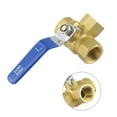 thumbnail image 2 of 1PC 3 Way Brass Ball Valve, L/T Bore Valve Ball Valve For Water Oil Gas, 2 of 7