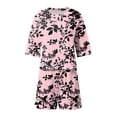thumbnail image 4 of Icvfdpl Womens Summer Pajamas Ladies Fashion Solid Color Loose Shorts Set Sleepwear M, 4 of 7