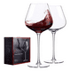 thumbnail image 1 of Juego De 2 Copas Vino Tinto Borgoña Vidrio De Cristal 500 Ml Xtellar transparente, 1 of 4