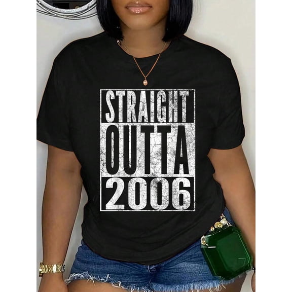 Straight Outta 2006 20th Birthday Gift 20 Years Old T-Shirt