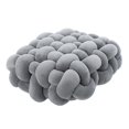 thumbnail image 1 of Cojín cuadrado LIUYMXG 12 x 12 x 4,7 pulgadas gris claro almohada lumbar decorativa, 1 of 5
