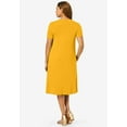 thumbnail image 2 of Jessica London Women's Plus Size Stretch Knit A-Line Dress, 2 of 3