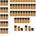 thumbnail image 4 of Mini de 100x, con reductor de orificio, a prueba de , recargable, vial de muestra vacío para perfume químico, , Tapón interior 3ml Sunnimix Mini botella ámbar, 4 of 8