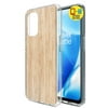 TalkingCase Slim Case for OnePlus Nord N200 5G, Thin Gel Cover with Tempered Glass Screen Protector, Wood Grain 10 Print, Light Weight, Flexible, Soft, Anti-Scratch, Printed in USA