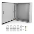 thumbnail image 1 of QinaQin Steel Electrical Box, Steel Junction Box, Ip66 Waterproof and Dustproof Hinged Enclosure - Lockable, with Mounting Plate, Suitable for Indoor/Outdoor Electrical Engineering, 1 of 8