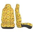thumbnail image 3 of Sigee Fast Food 1 for Universal Car Seat Covers, Premium Car Seat Protector Set for Cars, SUVs, Trucks, 3 of 7