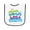 White and Navy, variant on Inktastic Chiropractor Daddy Baby Terry Cloth Bib