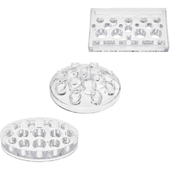3 Pack Tattoo Holder for Pigment Ink Cup Tattoo Ink Stand Tattoo Ink Ink Cap Holder Pigment Cup Container Holder Stand Permanent Makeup Tattoo Supplies