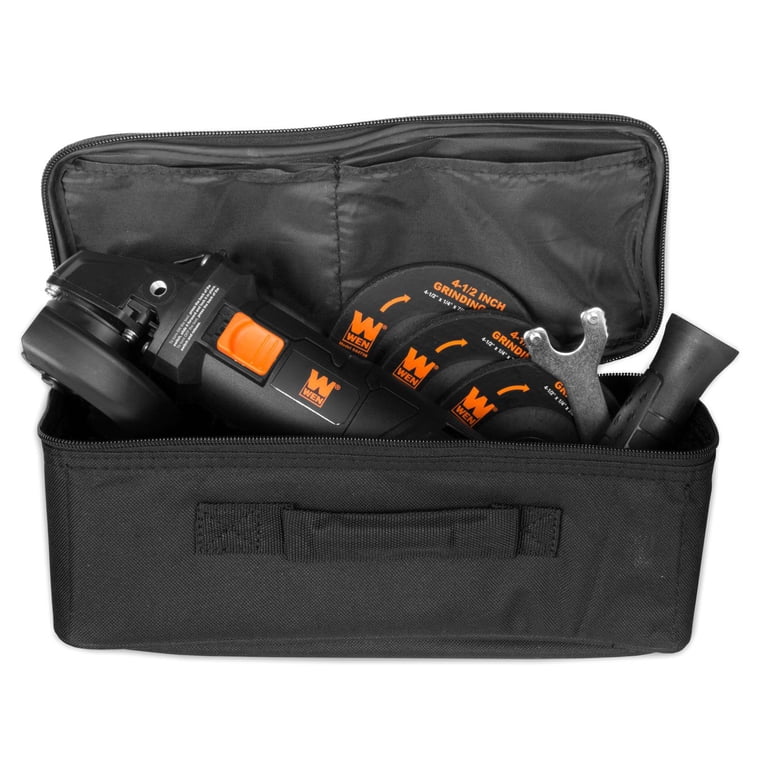 WEN 7.5-Amp 4.5in Angle Grinder, 3 Discs & Case photo 4