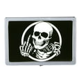 thumbnail image 4 of DC12V 4x6in LED Flag Light Skeleton Pattern Universal Accessory for Motorcycles UTVs ATVsChrome Frame, 4 of 14