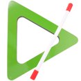 thumbnail image 1 of EeaseCA 1 Set Kids Triangular Hand Drum Percussion Drum Musical Orff Percussion Instrument with Drum Stick, 1 of 8