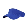 thumbnail image 2 of Unisex Athletic Visor - Stylish Sun Hat for Golf, Running, and Outdoor Activities Royal Blue One Size, 2 of 4