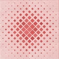 thumbnail image 1 of Ahgly Company Machine Washable Indoor Square Transitional Light Rose Pink Area Rugs, 5' Square, 1 of 7