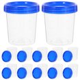 thumbnail image 1 of 12pcs Measuring Cups Plastic Specimen Cups with Lid 120ml Sample Cups for Laboratory, 1 of 8