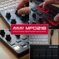 thumbnail image 2 of Akai Professional MPD218 - Controlador de pads MIDI USB con 16 pads MPC y 6 knobs asignables para DAW, botones Note Repeat y Full Level, y software de producci&oacute;n, 2 of 6