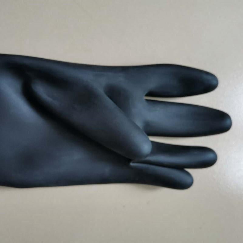 XL Long Sleeve Length Latex Natural Rubber Gloves Work Protect 65CM 25.6" 