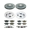 thumbnail image 2 of PowerStop Front and Rear Z23 Evolution Sport Carbon-Fiber Ceramic Brake Pad and Drilled & Slotted Rotor Kit Fits: FORD LINCOLN Select Models K8644, 2 of 7